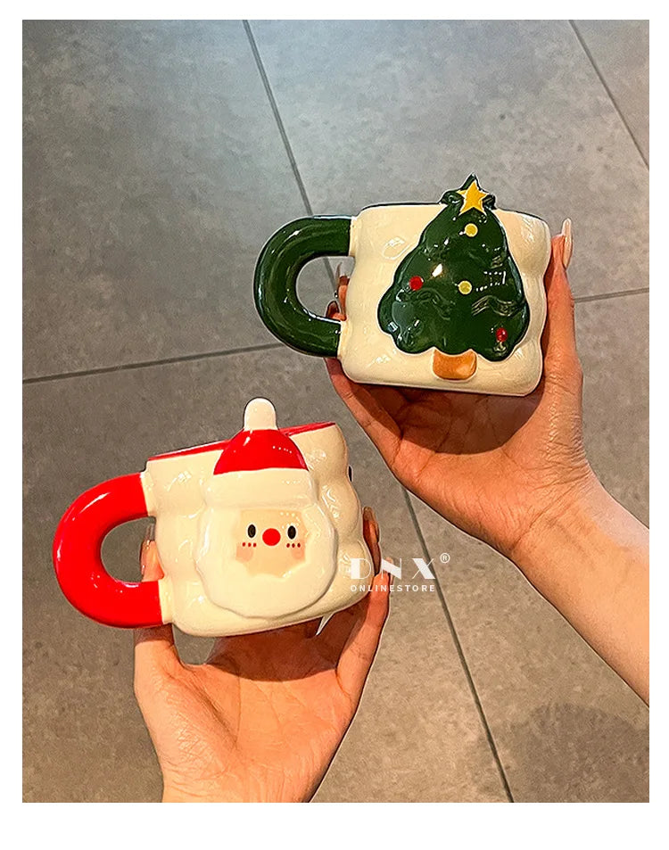 The Christmas Creative Ceramic Coffee Cup