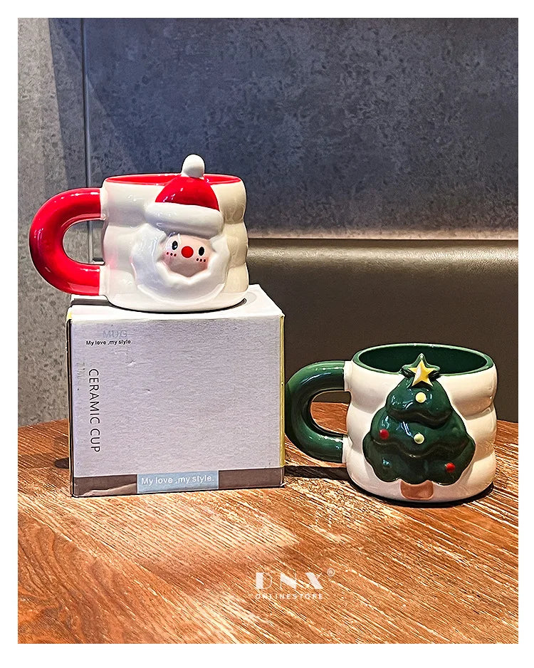 The Christmas Creative Ceramic Coffee Cup