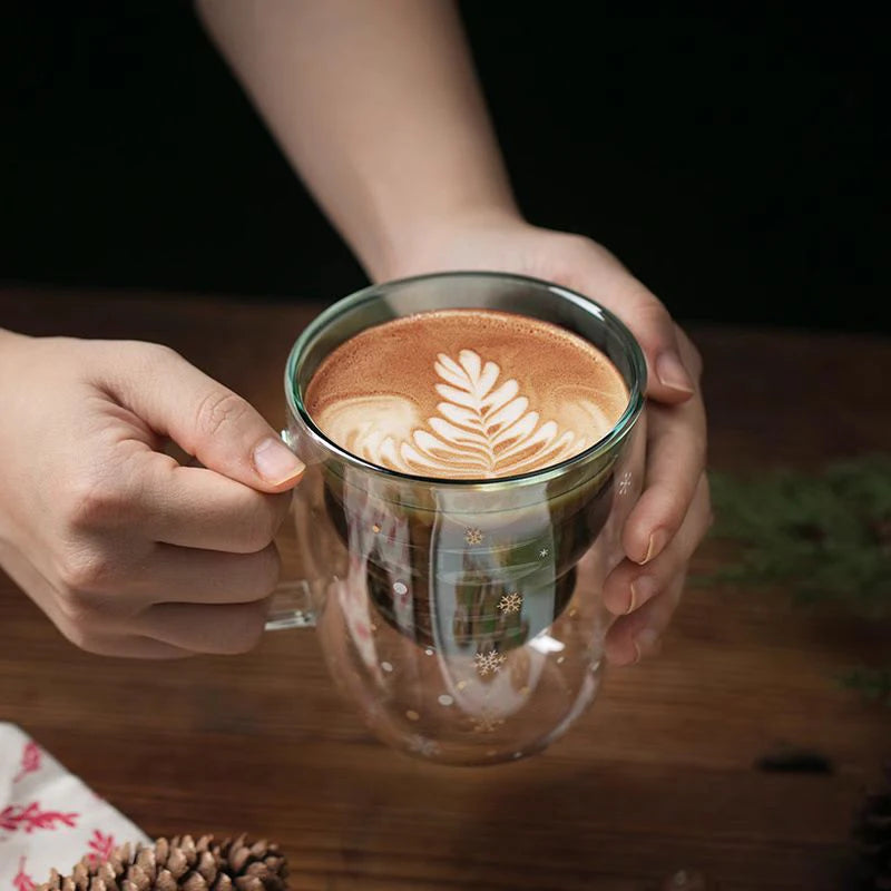 Christmas Tree Glass Mugs