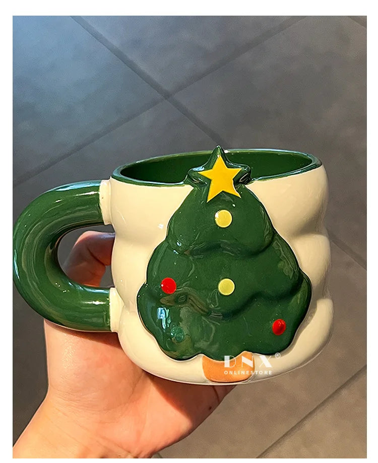 The Christmas Creative Ceramic Coffee Cup