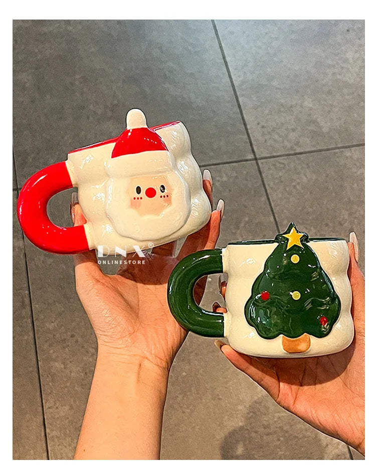 The Christmas Creative Ceramic Coffee Cup