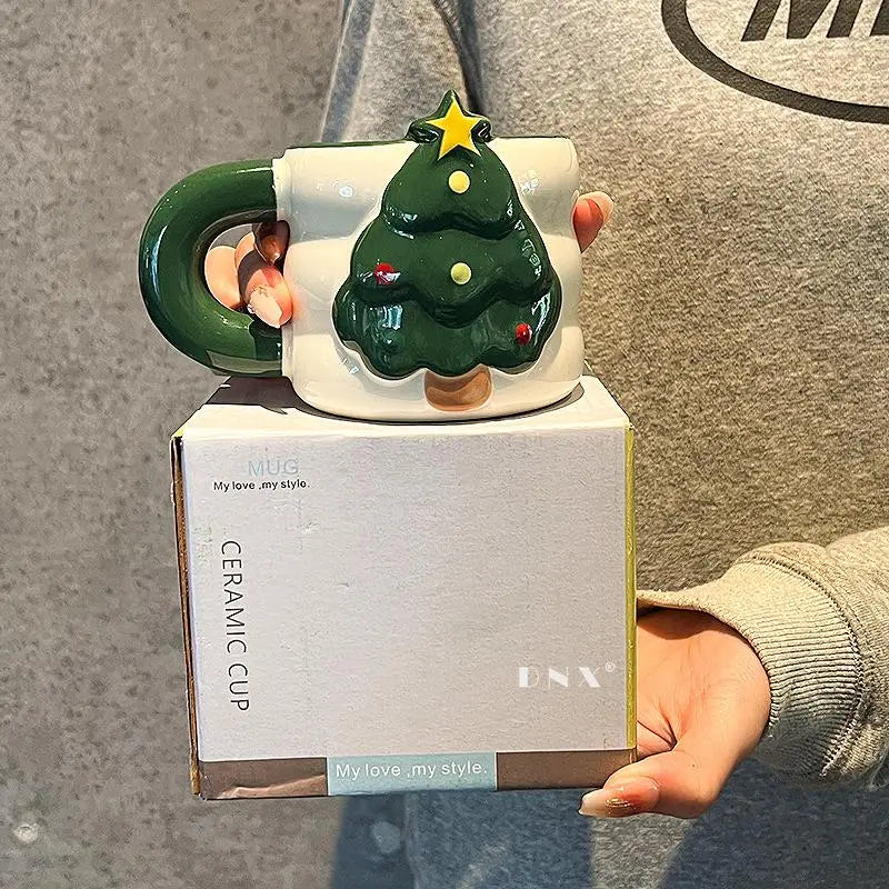 The Christmas Creative Ceramic Coffee Cup