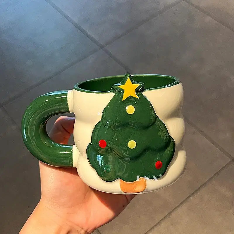 The Christmas Creative Ceramic Coffee Cup