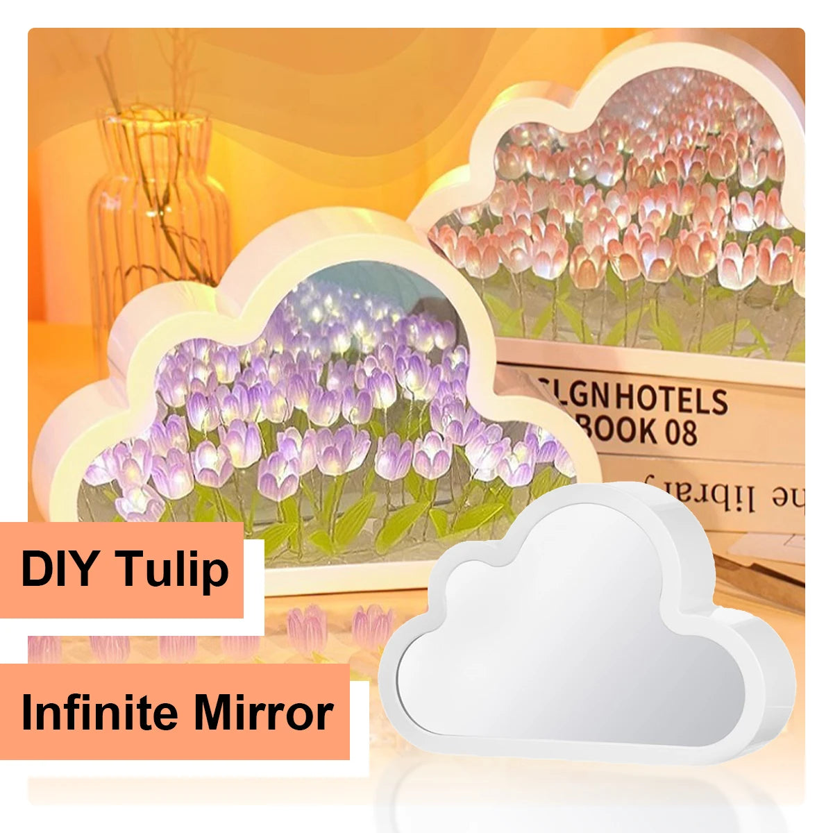 Cloud Tulip LED Night Light DIY