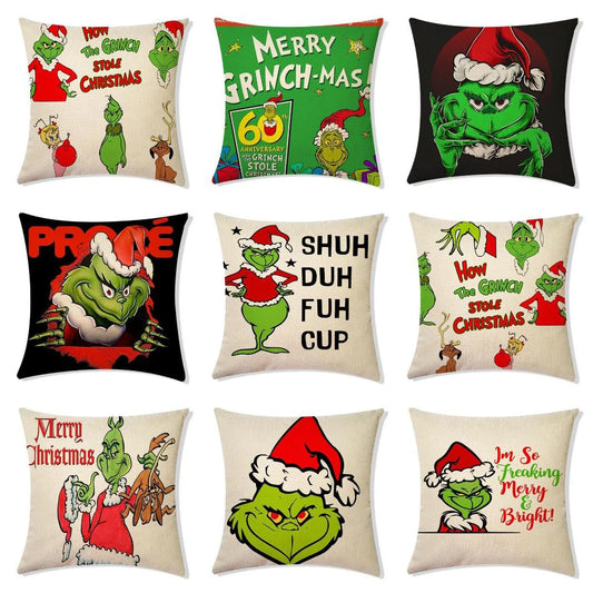 Grinch pillow