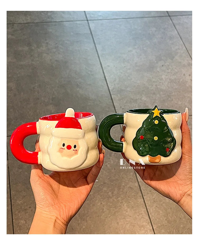 The Christmas Creative Ceramic Coffee Cup