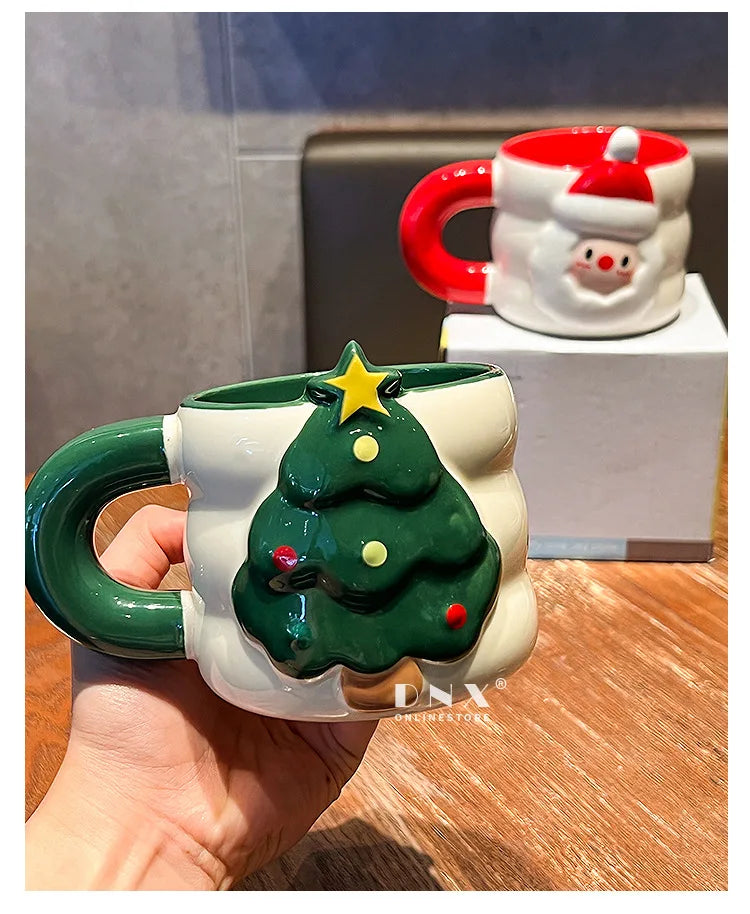 The Christmas Creative Ceramic Coffee Cup